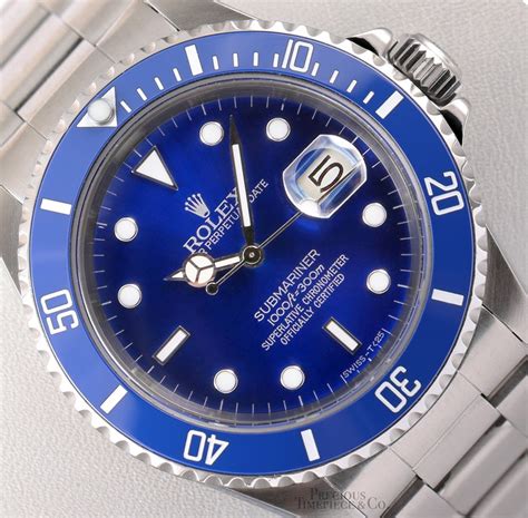 rolex submariner steel blue rx061|rolex submariner date watch manual.